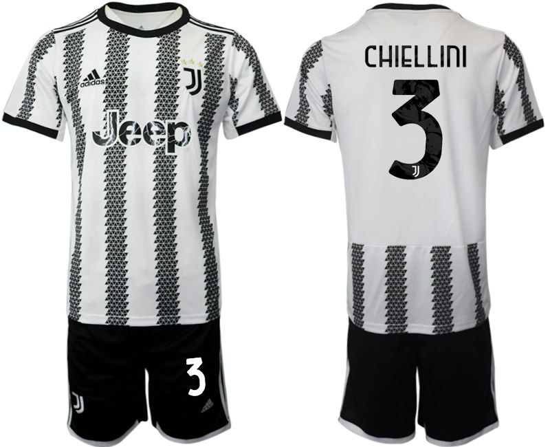 Men 2022-2023 Club Juventus FC home white 3 Soccer Jersey